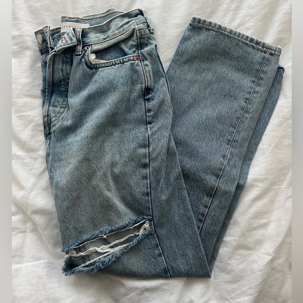 Top shop distressed jeans